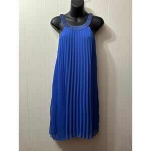 Laundry by Shelli Segal Size 6 NWT Dazzling Blue PromFormal Dress See Flaw Photo